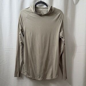 Lululemon Tan Long Sleeve Hoodie